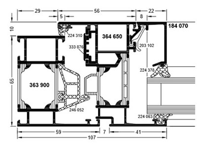 Schuco Aws 65